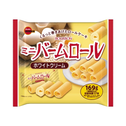ミニバームロールホワイトクリーム 169g×3