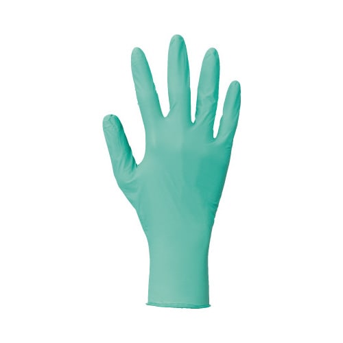 ニトリル使いきり手袋 粉無グリーンS250枚×10