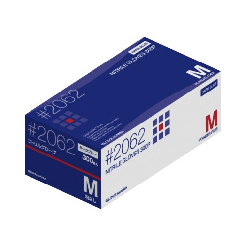 ニトリル使いきり手袋 粉無 M 300枚入×10