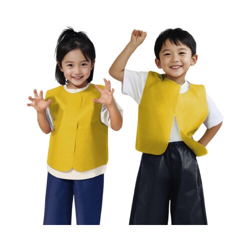 衣装 不織布ベスト 黄