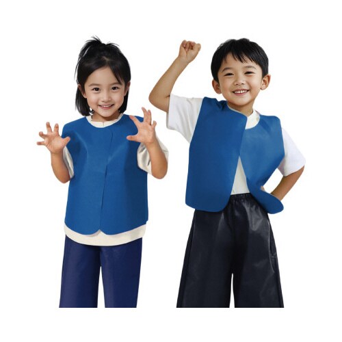 衣装 不織布ベスト 青