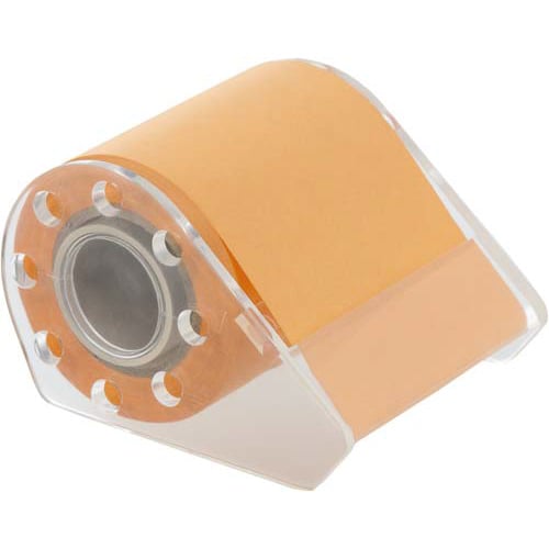 強粘着ロール付箋ケース付 50mm オレンジ