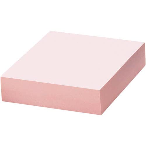 すべりにくいふせん 75×75 ピンク 4冊