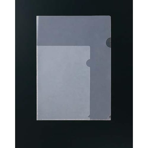 クリヤーホルダーハーフポケット付き10枚入×10