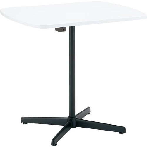 リフレッシュカフェテーブルオーバル750ホワイト