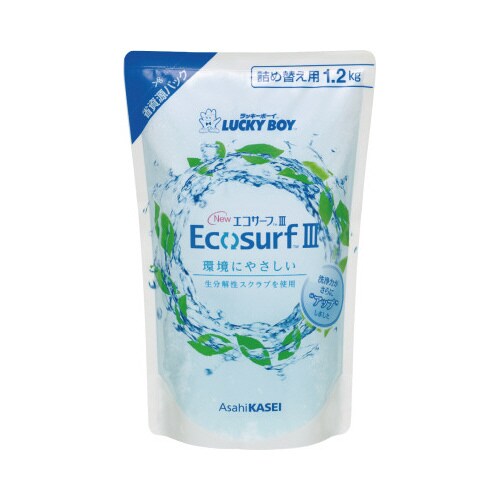 ラッキーボーイNEWエコサーフ3詰替1.2kg×4
