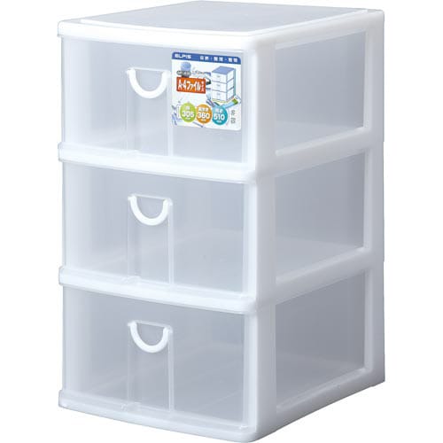 エルピスA4F 深型3段 白 1個