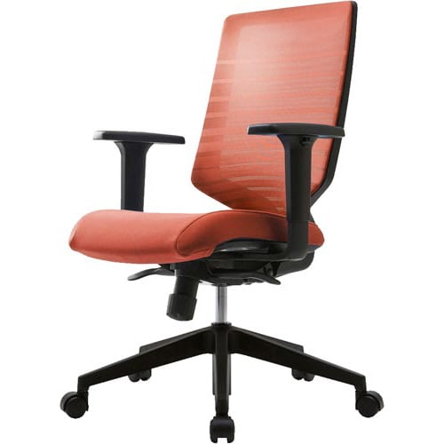 T30チェア 可動肘 オレンジ