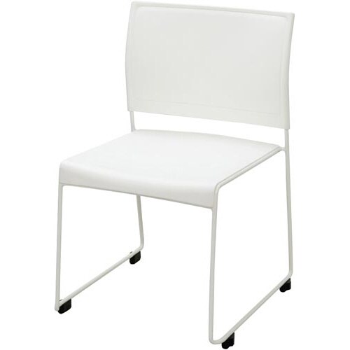 ループ脚チェア BONUM ホワイト