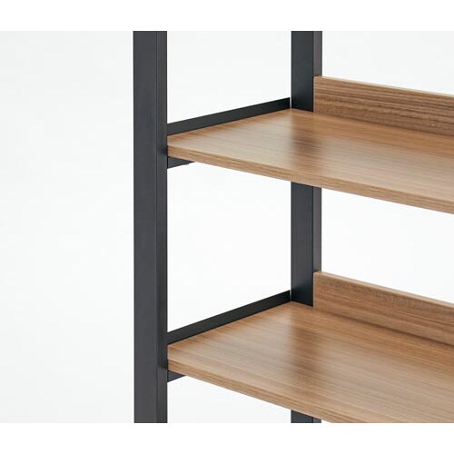 リスムシェルフ5段用 オプションアングル黒10個