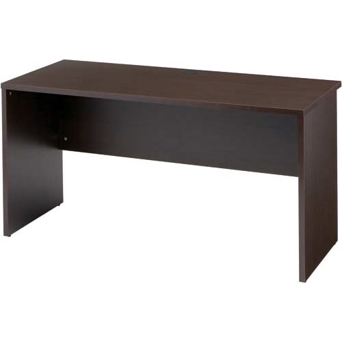 B木製デスク 幅1400 ダークブラウン