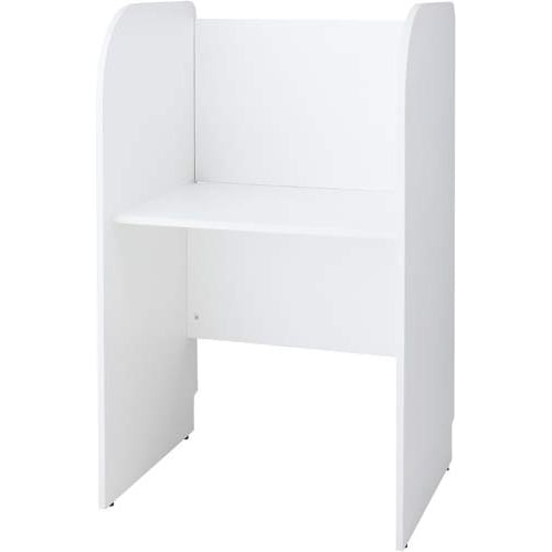 パーソナルブース 基本 ホワイト 背板付