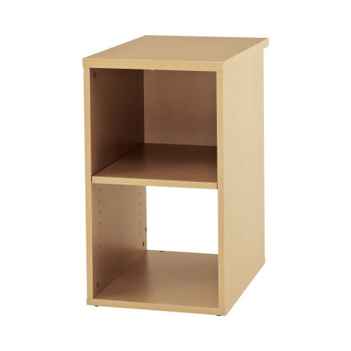 B木製デスク デスクサイド収納幅400ナチュラル