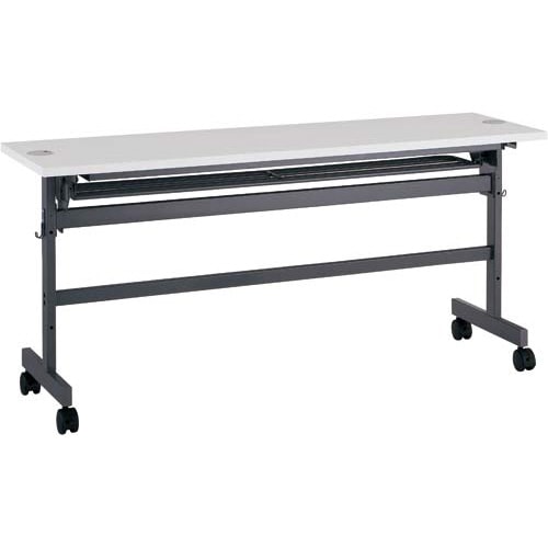 配線フラップテーブル幅1500奥行450ホワイト