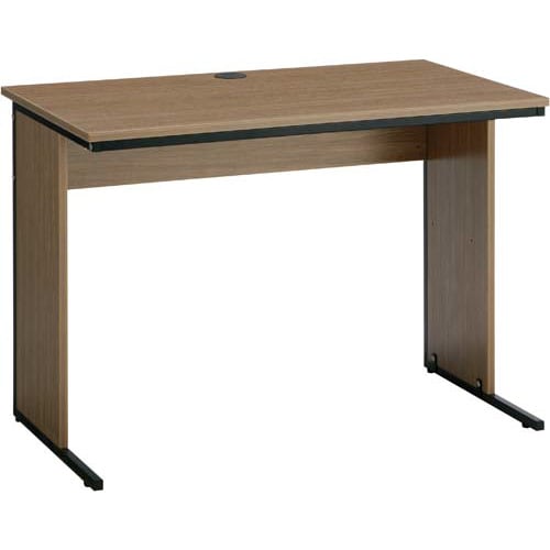 ワーキングデスク平机奥600幅1000ウォルナット