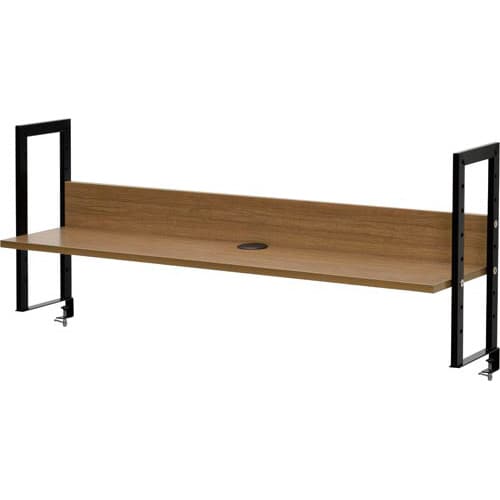 ワーキングデスク上置棚幅1200用ウォルナット