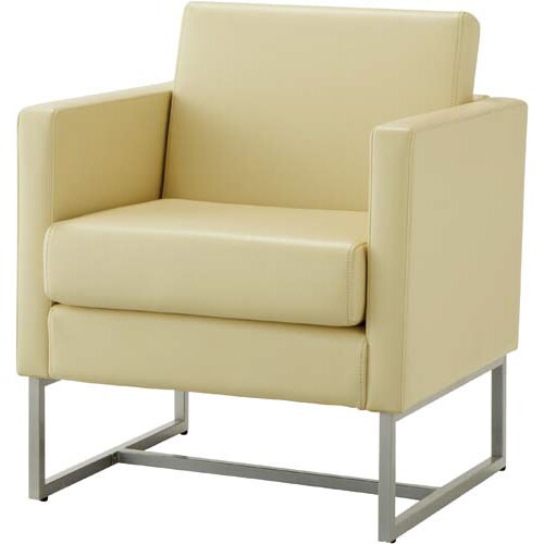 ループ脚応接ソファ 1人掛アイボリー