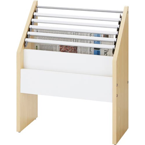 木製新聞掛け ナチュラル