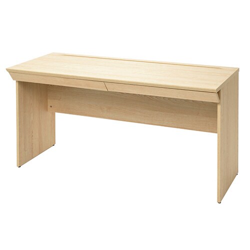 ユピタデスク 引出付き 幅1400 ナチュラル