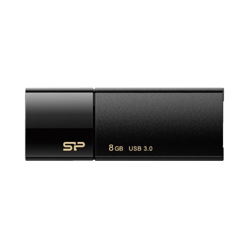 USBメモリ スライド式 B05 8GB黒 3個