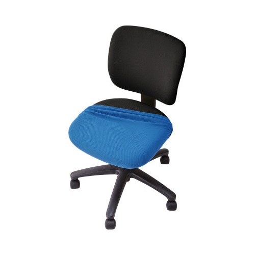 着せ替えチェアカバー ドライメッシュ BL×4