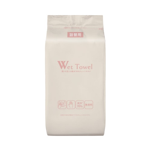 残りが見える純水99%ウェット 詰替110枚×24