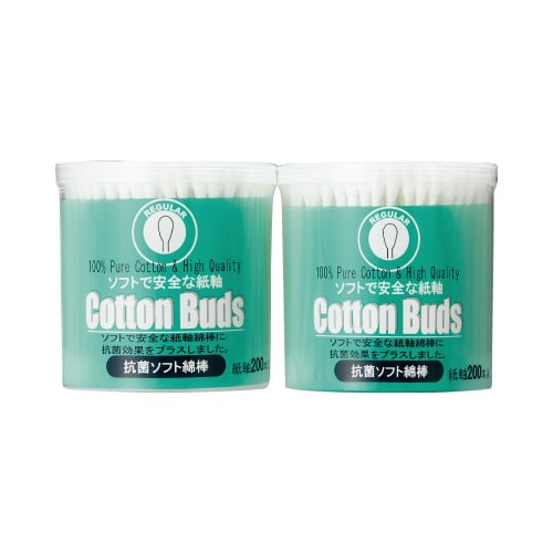 円筒綿棒 200本×2個×10パック