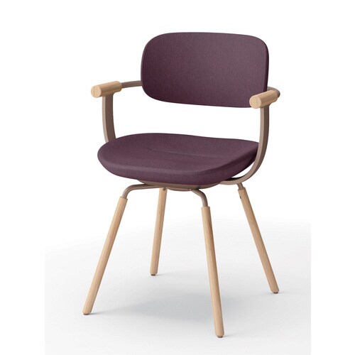 バーテブラ CBベース 木部OL 背座Pパープル