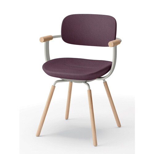 バーテブラ POベース 木部OL 背座Pパープル