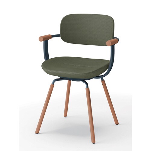 バーテブラ DGベース 木部OD 背座Lグリーン