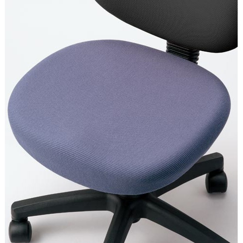 着せ替えオフィスチェアカバー ブルー×4