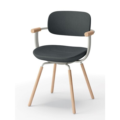 バーテブラ POベース 木部OL 背座Oブラック