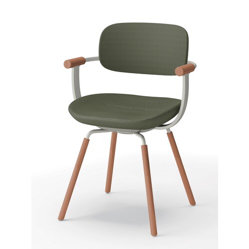 バーテブラ POベース 木部OD 背座Lグリーン