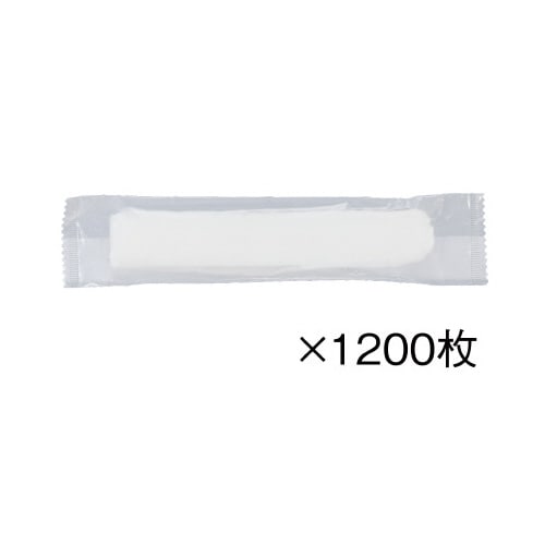 不織布パルプおしぼり 丸型 100枚入×12