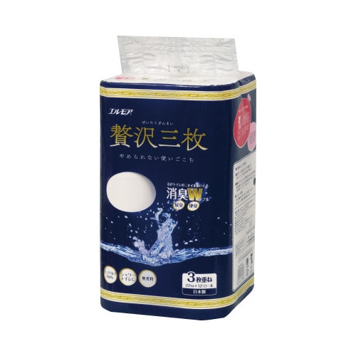 エルモア贅沢三枚 トリプル 22m 12個入×8