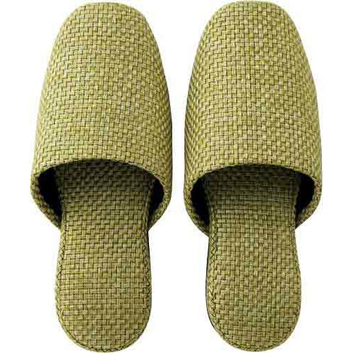 プリペラ柄スリッパ グラスグリーン 10足入