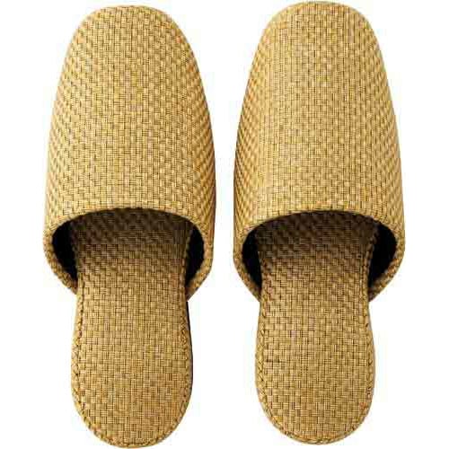 プリペラ柄スリッパ イエローゴールド 10足入