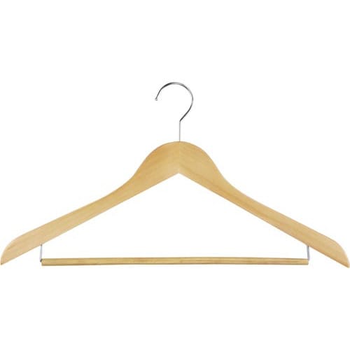 木製ハンガー バリュー ナチュラル 20本