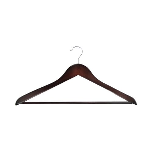 木製ハンガー アンティークブラウン 20本