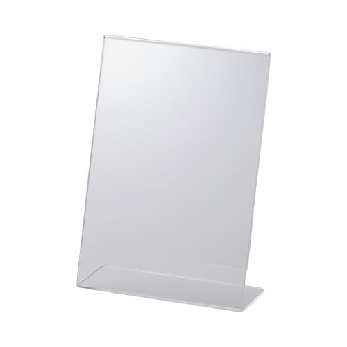 サインホルダー片面用L型 写真2Lサイズ 縦