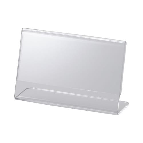 サインホルダー片面用L型 名刺サイズ 横