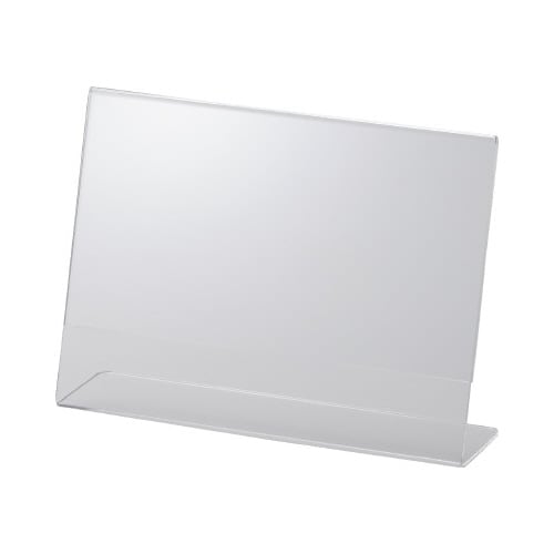 サインホルダー片面用L型 写真2Lサイズ 横