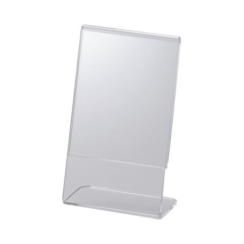 サインホルダー片面用L型 名刺サイズ 縦 12個入