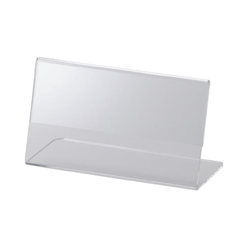 アクリルカード立てL型 110×61mm 10個入