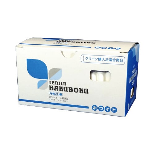 天神きぬごしチョーク 白 100本×10