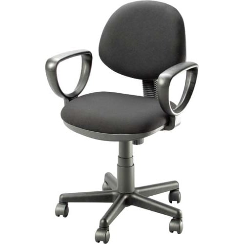 OAチェアスタンダード肘付 ブラック4脚以上