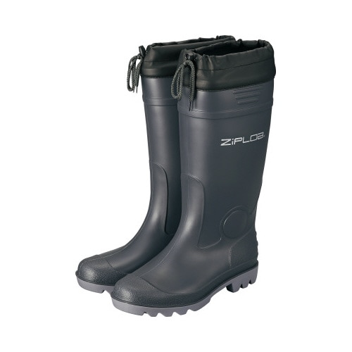 HB880 PVCカバー付ブーツ チャコール 3L