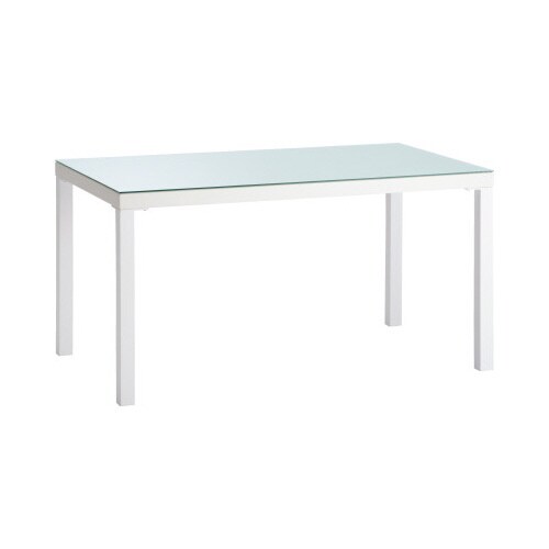 アルガノガラステーブル ホワイト