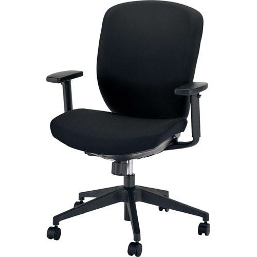 ラフィナート2チェア 可動肘付 ブラック