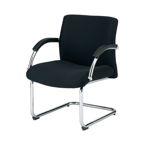 アコールチェア ブラック 肘付